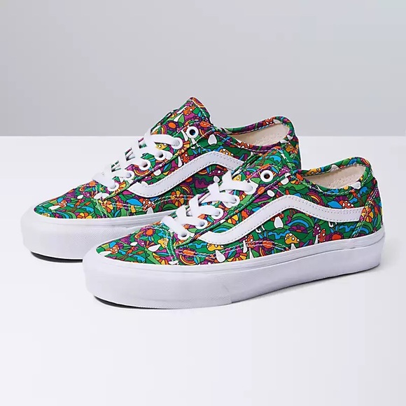 Vans Shoes - Vans Old Skool Tapered Shoes in New Mushroom/Floral